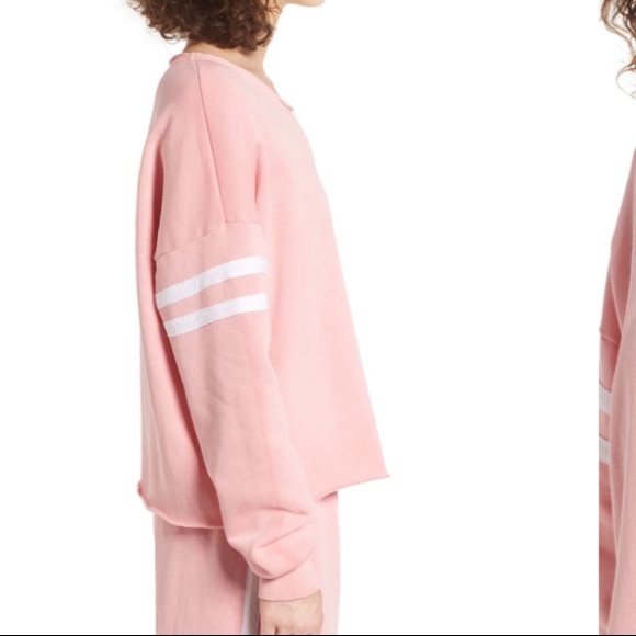Wildfox 5am varsity striped casual sweatshirt XS - Picture 3 of 6